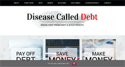 Desktop Screenshot of diseasecalleddebt.com