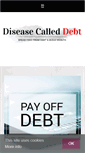 Mobile Screenshot of diseasecalleddebt.com